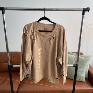 Aerie Distressed Sweatshirt
